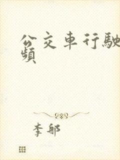 公交车行驶的视频