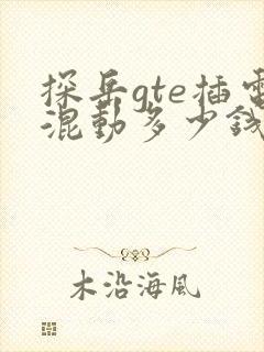 探岳gte插电混动多少钱