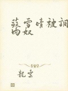 苏雪晴被调教成肉奴