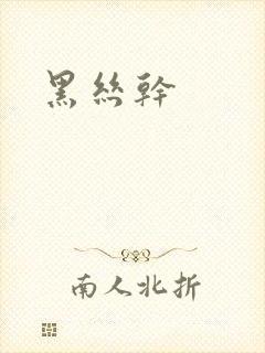 黑丝干