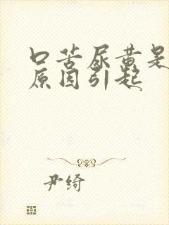 口苦尿黄是什么原因引起