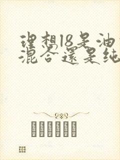 理想l8是油电混合还是纯电