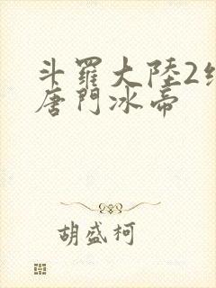 斗罗大陆2绝世唐门冰帝