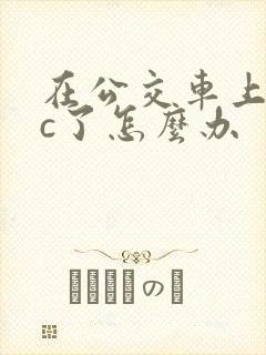 在公交车上弄高c了怎么办