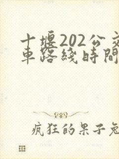 十堰202公交车路线时间表