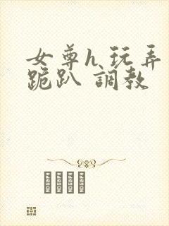 女尊h 玩弄 跪趴 调教
