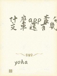 什么app查公交车还有几分钟到
