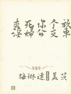爽死你个放荡小淫妇公交车小说