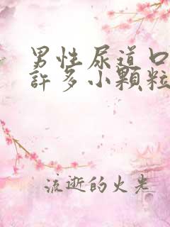 男性尿道口长了许多小颗粒