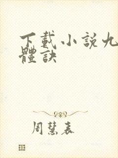 下载小说九星霸体诀