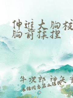 伸进大胸校花的胸前揉捏