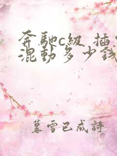 奔驰c级 插电混动多少钱