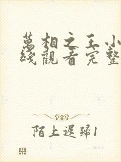 万相之王小说在线观看完整版免费