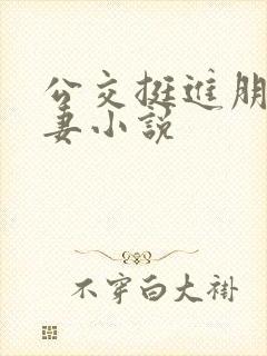 公交挺进朋友人妻小说