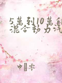5万到10万的混合动力汽车