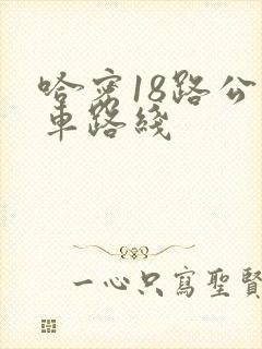 哈密18路公交车路线