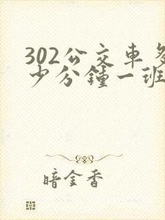 302公交车多少分钟一班