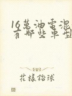 16万油电混合有哪些车型