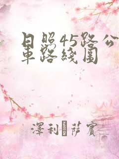 日照45路公交车路线图