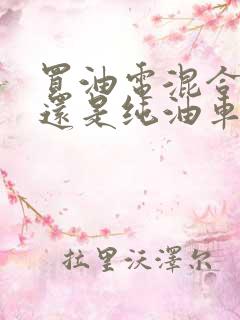 买油电混合车好还是纯油车好