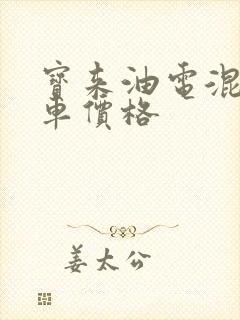 宝来油电混合轿车价格