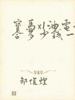 宝马x1油电混合多少钱一辆