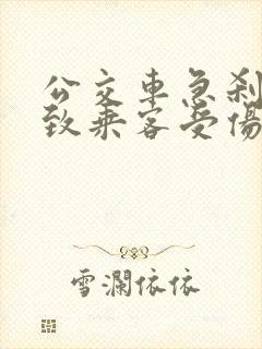 公交车急刹车导致乘客受伤该怎样赔偿