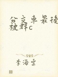 公交车最后一排被群c