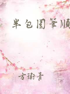 半包围笔顺