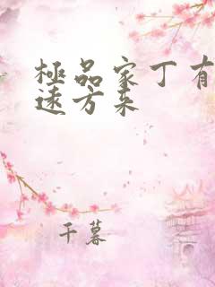 极品家丁有朋自远方来