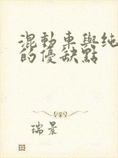 混动车与纯电车的优缺点