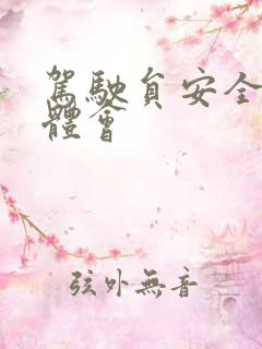 驾驶员安全心得体会