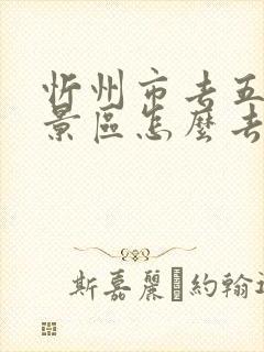 忻州市去五台山景区怎么去