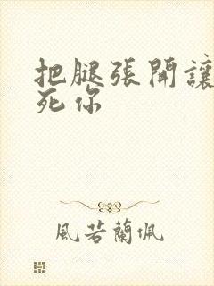 把腿张开让我操死你