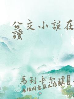 公交小说在线阅读