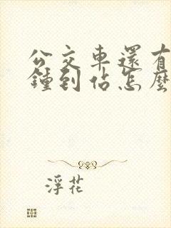 公交车还有几分钟到站怎么查