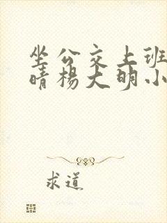 坐公交上班的苏晴杨大明小说免费阅读