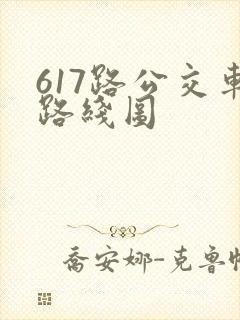 617路公交车路线图