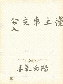公交车上慢慢插入