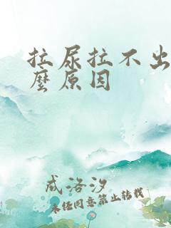 拉尿拉不出是什么原因