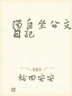 独自坐公交车的日记