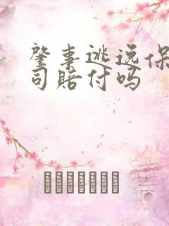 肇事逃逸保险公司赔付吗