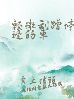 轻微刮蹭停在路边的车