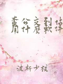 查公交到站时间用什么软件