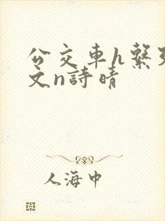 公交车h系列辣文n诗晴