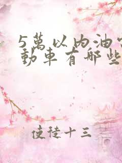 5万以内油电混动车有哪些