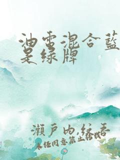 油电混合蓝牌还是绿牌