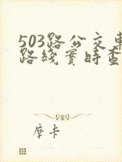 503路公交车路线实时查询