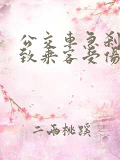 公交车急刹车导致乘客受伤该怎样赔偿
