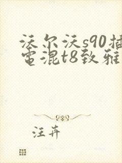 沃尔沃s90插电混t8致雅版